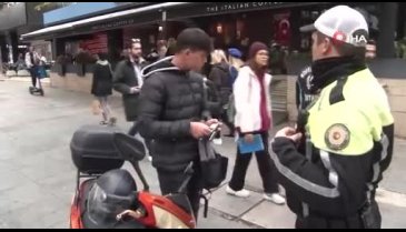 İstanbul'da elektrikli scooter denetimi