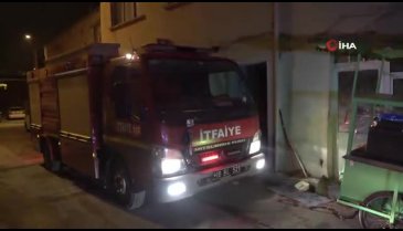 Bursa'da evinde çıkan yangında ağır yaralanan kişi hastaneye kaldırıldı