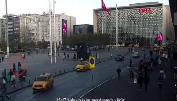 Taksim saldırganının yeni görüntüleri ortaya çıktı