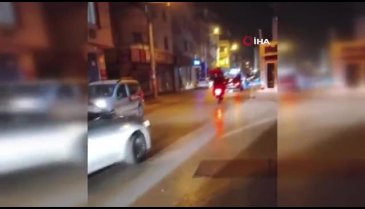 Bursa'da asker konvoyundaki maganda, havaya defalarca ateş açtı