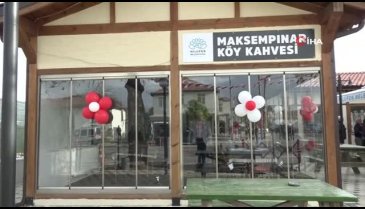 Bursa'da Maksempınar'a meydan düzenlemesi ve köy kahvesi yapıldı