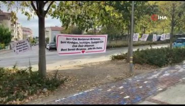 Bursa'da pankartlarla af diledi