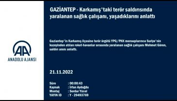 Karkamış'taki terör saldırısında yaralanan sağlık çalışanı, yaşadıklarını anlattı