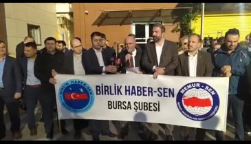 Bursa'da Birlik Haber-Sen'den 100 bin imzayla kadro talebi