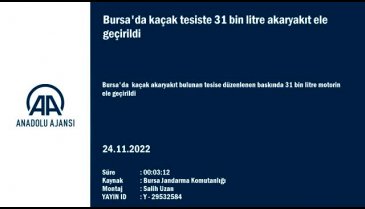 Bursa'da kaçak akaryakıt operasyonu