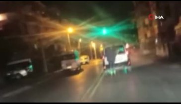 Ankara'da patenli gencin trafikte tehlikeli yolculuğu