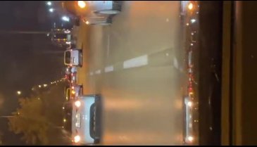 Bursa'da trafik magandası trafiği birbirine kattı