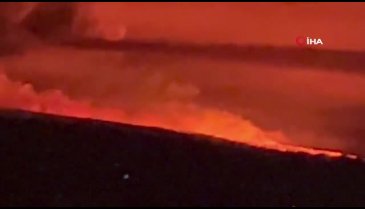 Hawaii'de Mauna Loa Yanardağı patladı