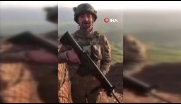 Şehidin videosu ortaya çıktı: Yürekleri dağladı