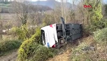 Bartın'da trafik kazası! 39 yaralı