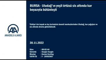 Sis Uludağ'ı etkisi altına aldı