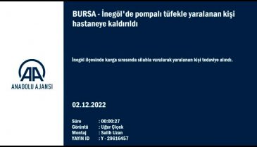 Bursa'da akrabasını pompalı tüfekle yaraladı
