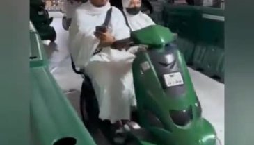 Suudi Arabistan'dan tartışma yaratan görüntüler: Elektrikli araçlarla Sa'y