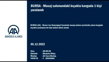 Bursa'da masaj salonunda bıçaklı kavga!