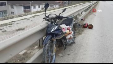 Bursa'da halk otobüsü ile motosiklet çarpıştı: 1 kişi ağır yaralı