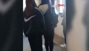 Ortaokulda okuyan kız öğrenciler birbirine girdi!