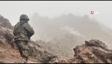 Zorlu kış şartlarında Mehmetçikler operasyonlarına devam ediyor