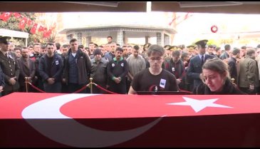 Bursalı şehit son yolculuğuna uğurlandı