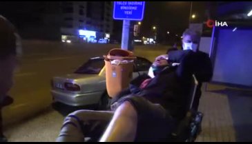 Bursa'da alkollü sürücü otobüs durağına girdi