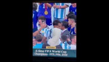 Nusret, Messi ile yine yaptı şovunu!