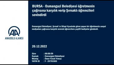 Bursa'dan Şırnak'a mutluluk paketi