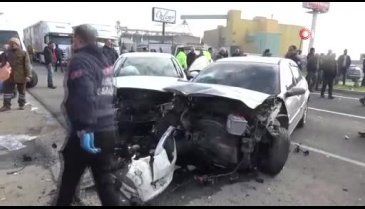 Manisa'da zincirleme kaza