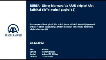 AFAD&nbsp;Bursa&nbsp;İl Müdürü Mumcu: 2022 yılında AFAD&nbsp;Bursa olarak 234 vakaya müdahale ettik