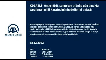 Bıçaklı saldırıda yaralanan Bursalı mili karatecinin antrenörü karateciyi anlattı