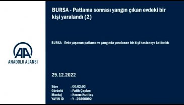 Bursa'da doğalgaz sobası patladı -2