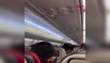 Trabzon'da 'yanan uçak' fotoğrafı atılmıştı... Panik anı kamerada