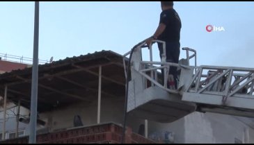 Antalya'da yangına uykuda yakalanan adamı itfaiye uyandırdı