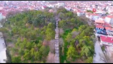 Bursa Yenişehir'de elektrik kabloları yer altına alınıyor