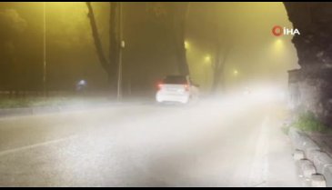 Bursa'da yoğun sis etkili oluyor