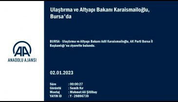 Bakan Karaismailoğlu'ndan AK Parti Bursa İl Başkanlığı'na ziyaret