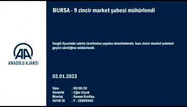 Bursa'da 9 zincir market mühürlendi
