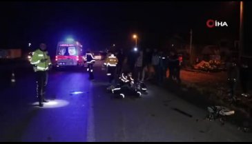 Sakarya'da kazada motosiklet ikiye bölündü: 1 ölü, 1 yaralı