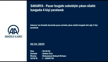Sakarya'da tezgah tartışmasında 4 kişi yaralandı