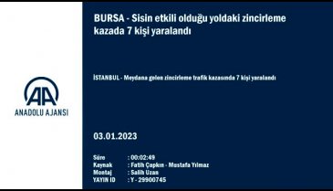 Bursa'da sis kazası: 10 araç birbirine girdi