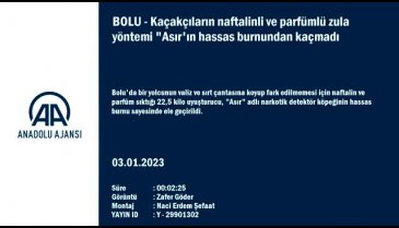 Bolu'da yolcu otobüsünde uyuşturucu bulundu