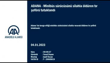 Adana'da silahlı tartışma zanlısı tır şoförü tutuklandı