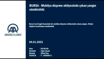 Bursa'da mobilya döşeme atölyesinde yangın paniği: Ekipler müdahale etti