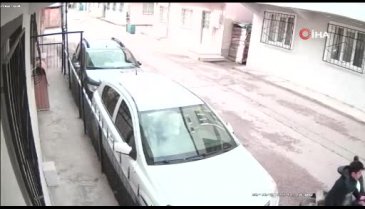 Bursa'da motosiklet sürücüsünün tuhaf kazası