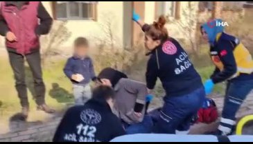Bursa'da evinde bıçaklı hırsızı gören kadın çocuğu ile balkondan atladı