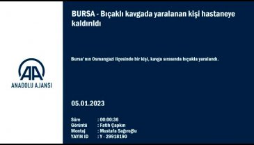 Bursa'da borç meselesinde kan aktı