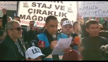 Çeşitli illerden gelen staj mağdurları Bursa'da buluştu -2