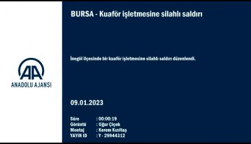 Bursa'da kuaföre silahlı saldırı
