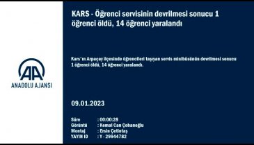 Kars'ta öğrencileri taşıyan minibüs devrildi! 1 öğrenci hayatını kaybetti