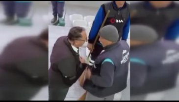Temizlik görevlisine saldırdı, tokat attı!