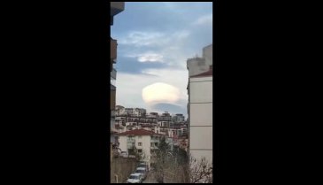 Bursa'da garip bulut dikkat çekti