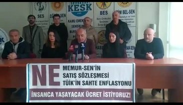 SES Bursa Şubesi: TÜİK rakamlarına göre yapılan zamları kabul etmiyoruz